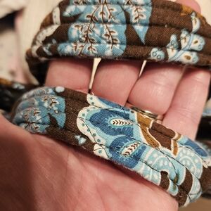 Vera Bradley makeup or jewelry travel bag.